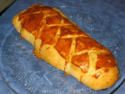 Baguette aux poireaux