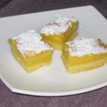 Carrés au citron