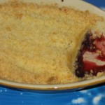 Crumble aux framboises