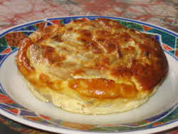 Flan au poulet et aux pointes d'asperge