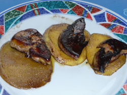 Foie gras à la mangue