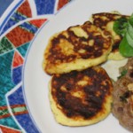 Galettes de pommes de terre au cantal