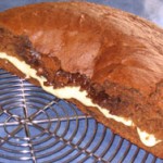 Gâteau au chocolat fourré passion