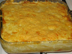 Gratin poulet mozzarella