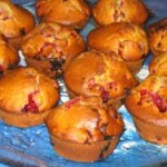 Muffins aux framboises et au chocolat blanc