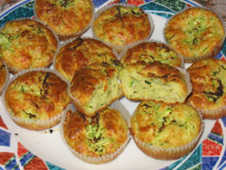 Muffins à la courgette