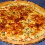 Quiche à la jardinière de légumes