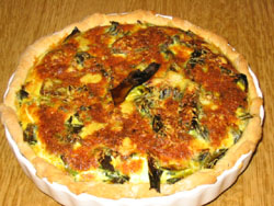 Quiche aux poireaux