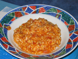 Risotto à la tomate