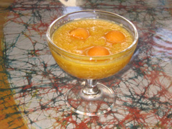 Soupe melon-mangue