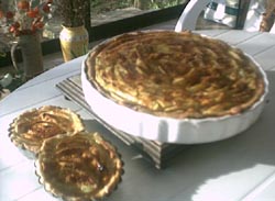 Tarte aux poires et au chocolat