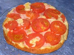 Tarte tatin briochée à la tomate