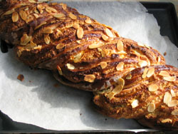 Brioche roulée amandine