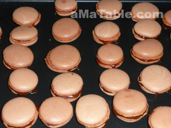 Macarons caramel beurre salé