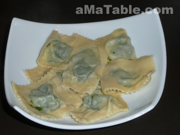 Raviolis Epinards Chèvre