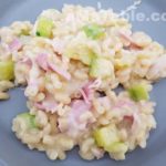 Risotto de coquillettes au jambon