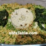 One pot blé crémeux boursin épinards