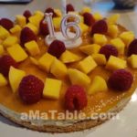 Gâteau vanille passion